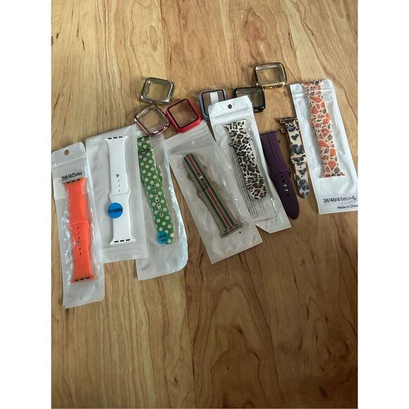 Apple Watch band 38 mm bundle bands different colors and designs. - Picture 1 of 3